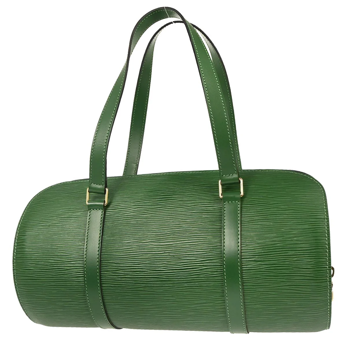 Louis Vuitton 1996 Green Epi Soufflot Handbag M52224 - Image 2