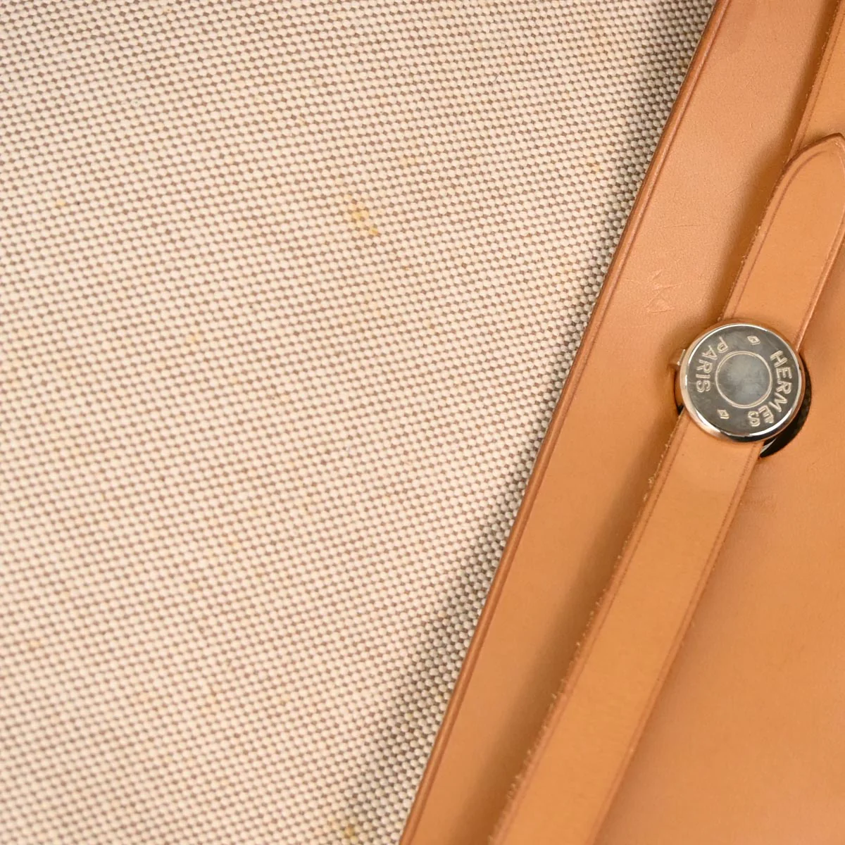 Hermes Natural Toile H Herbag a Dos 2 in 1 Backpack - Image 5