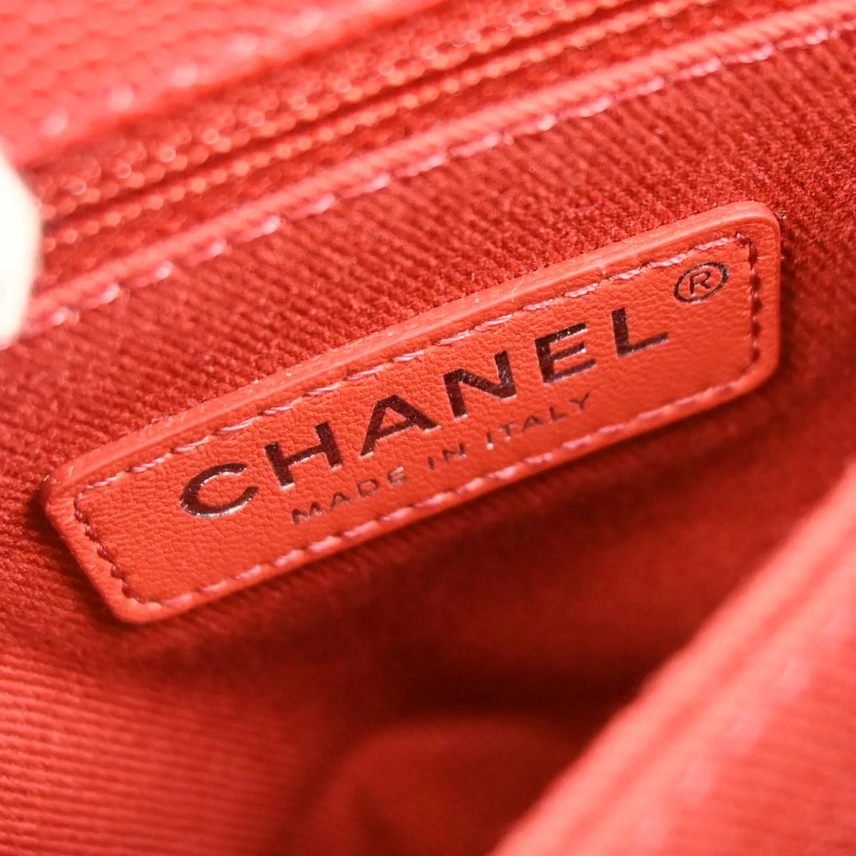 Chanel Red Caviar Coco Handle 2way Shoulder Handbag - Image 9