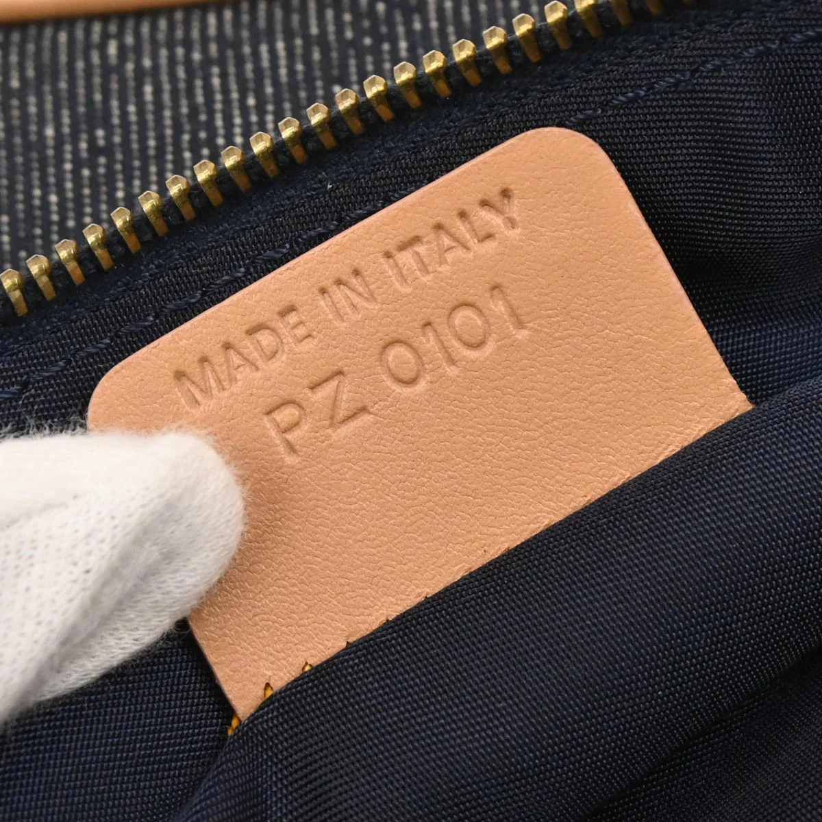Christian Dior Navy Denim Saddle Handbag - Image 10