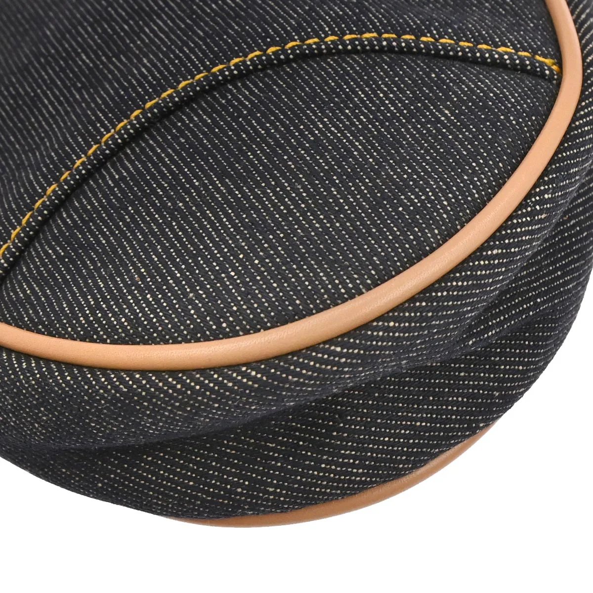 Christian Dior Navy Denim Saddle Handbag - Image 5