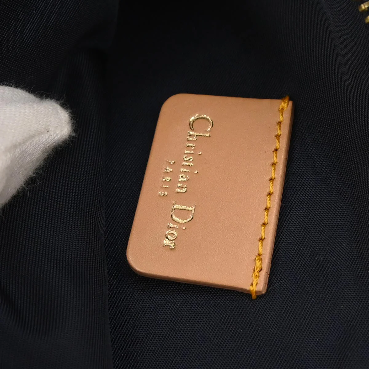 Christian Dior Navy Denim Saddle Handbag - Image 9