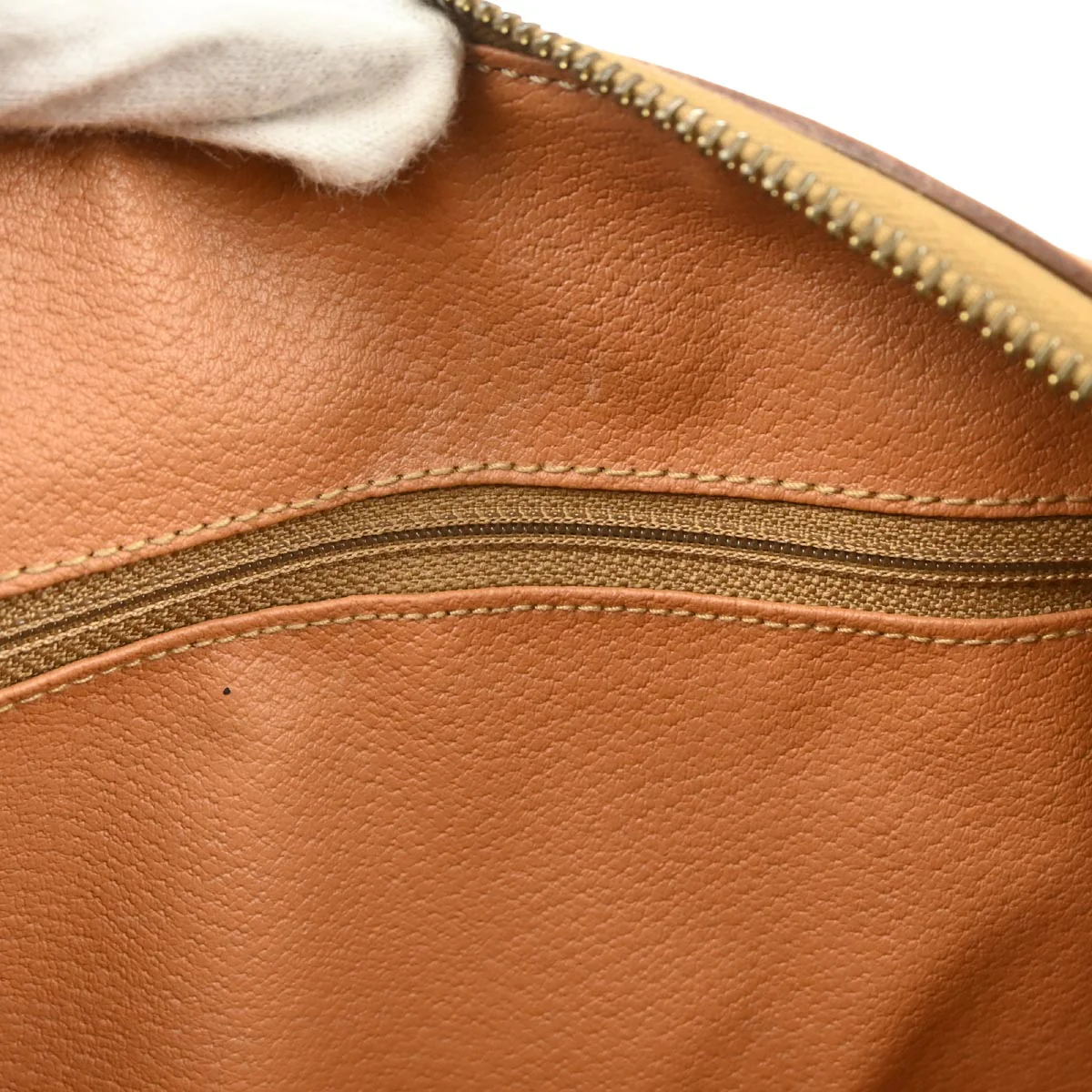 Celine Brown Macadam Handbag - Image 8