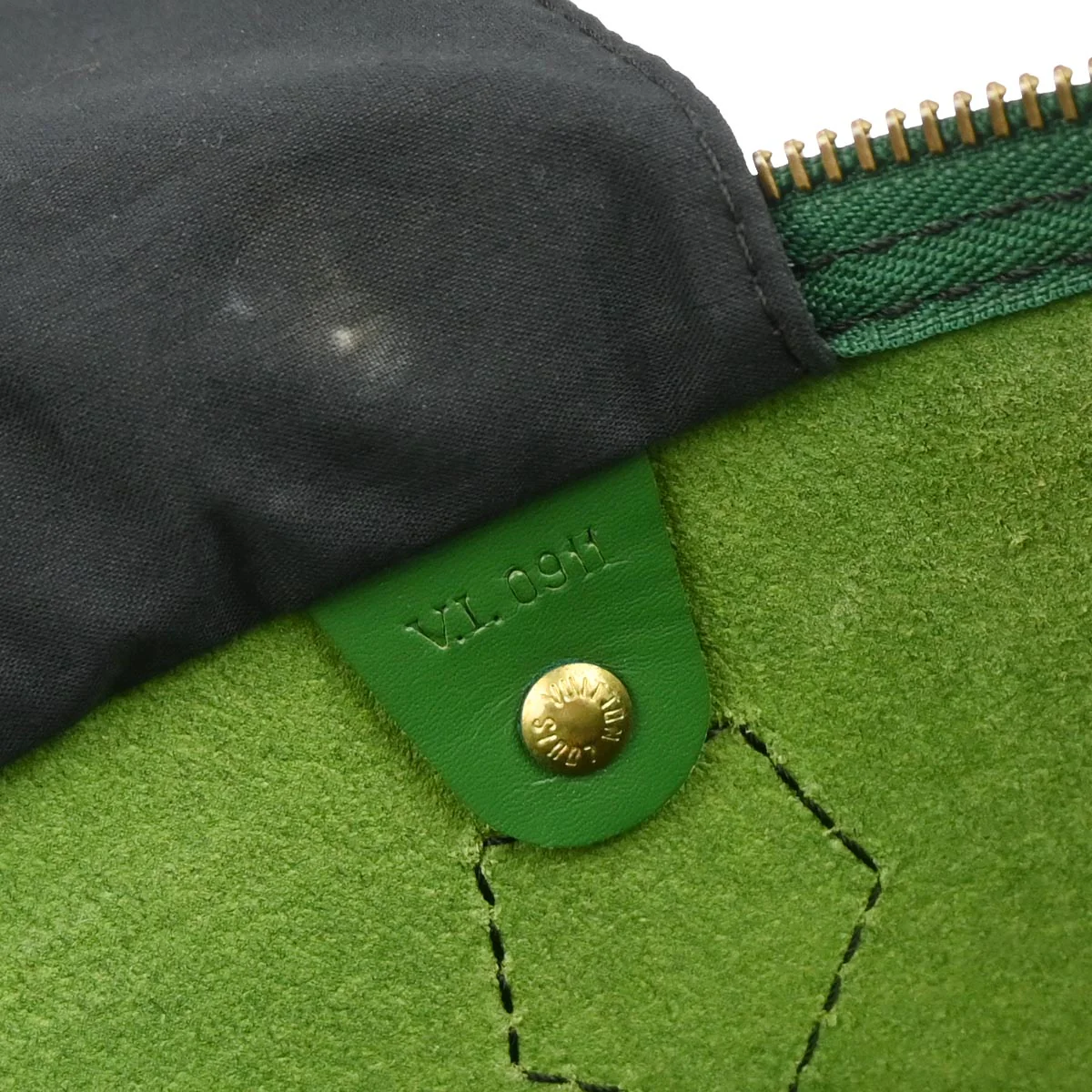 Louis Vuitton 1991 Green Epi Speedy 40 Handbag M42984 - Image 10