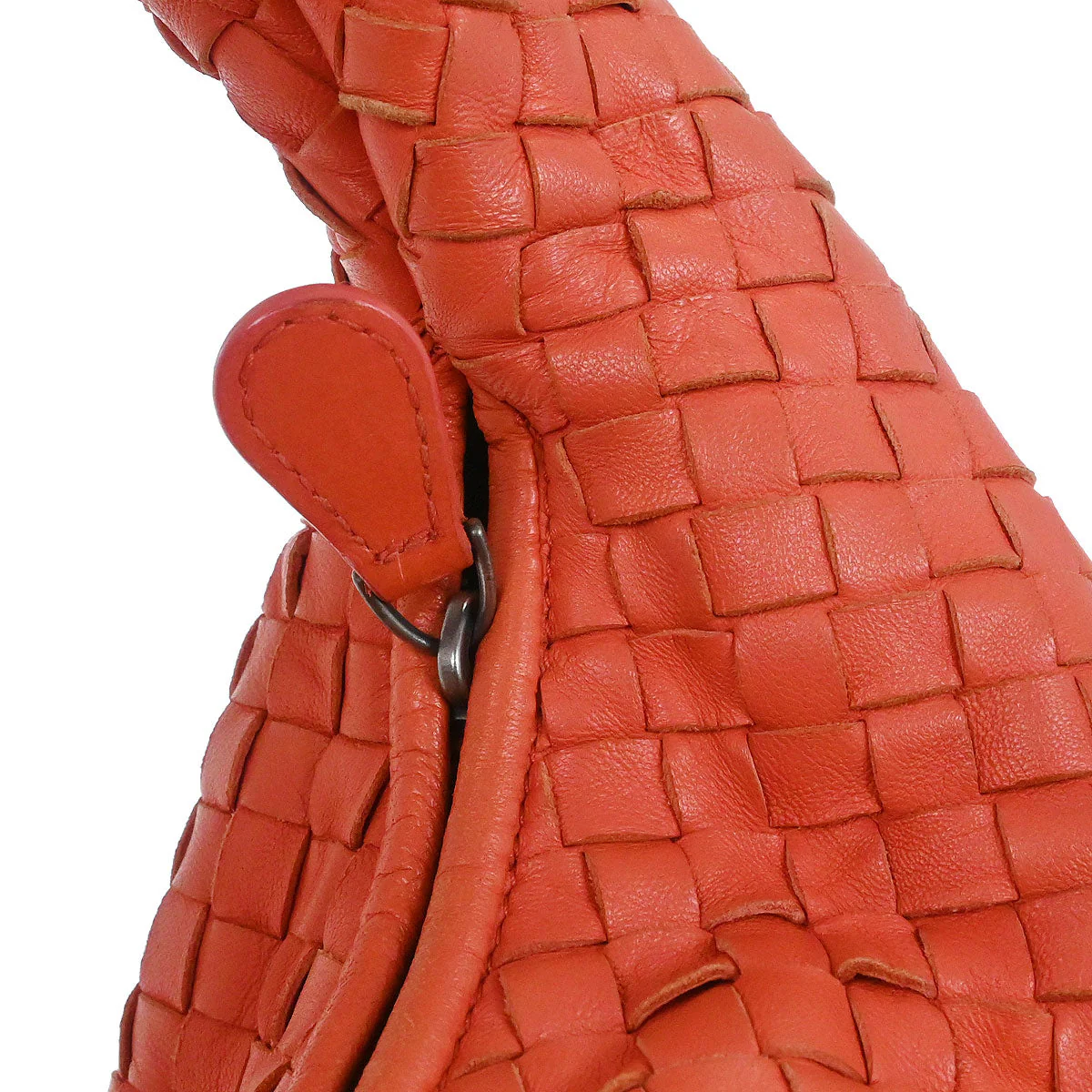 Bottega Veneta Pink Lambskin Intrecciato Hobo Handbag - Image 6