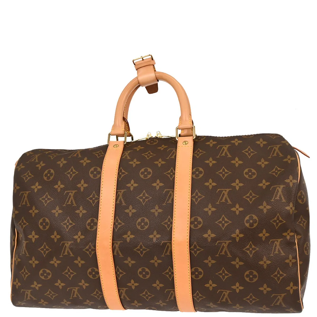 Louis Vuitton 2001 Monogram Keepall 45 Duffle Bag M41428 - Image 2