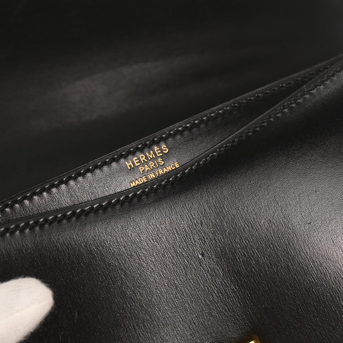 Hermes Black Box Calf Alcazar Shoulder Bag - Image 10