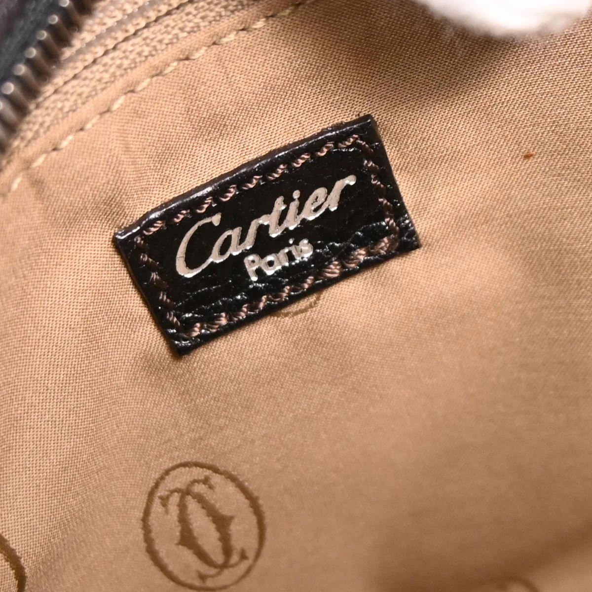 Cartier Black Marcello 2way Shoulder Handbag - Image 9