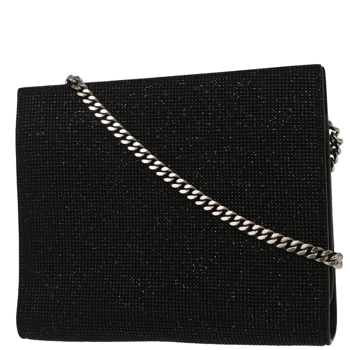 Salvatore Ferragamo Black Gancini Chain Beads Shoulder Bag - Image 2