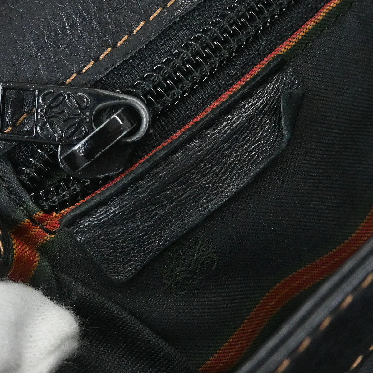 Loewe Dark Navy Shoulder Bag - Image 10