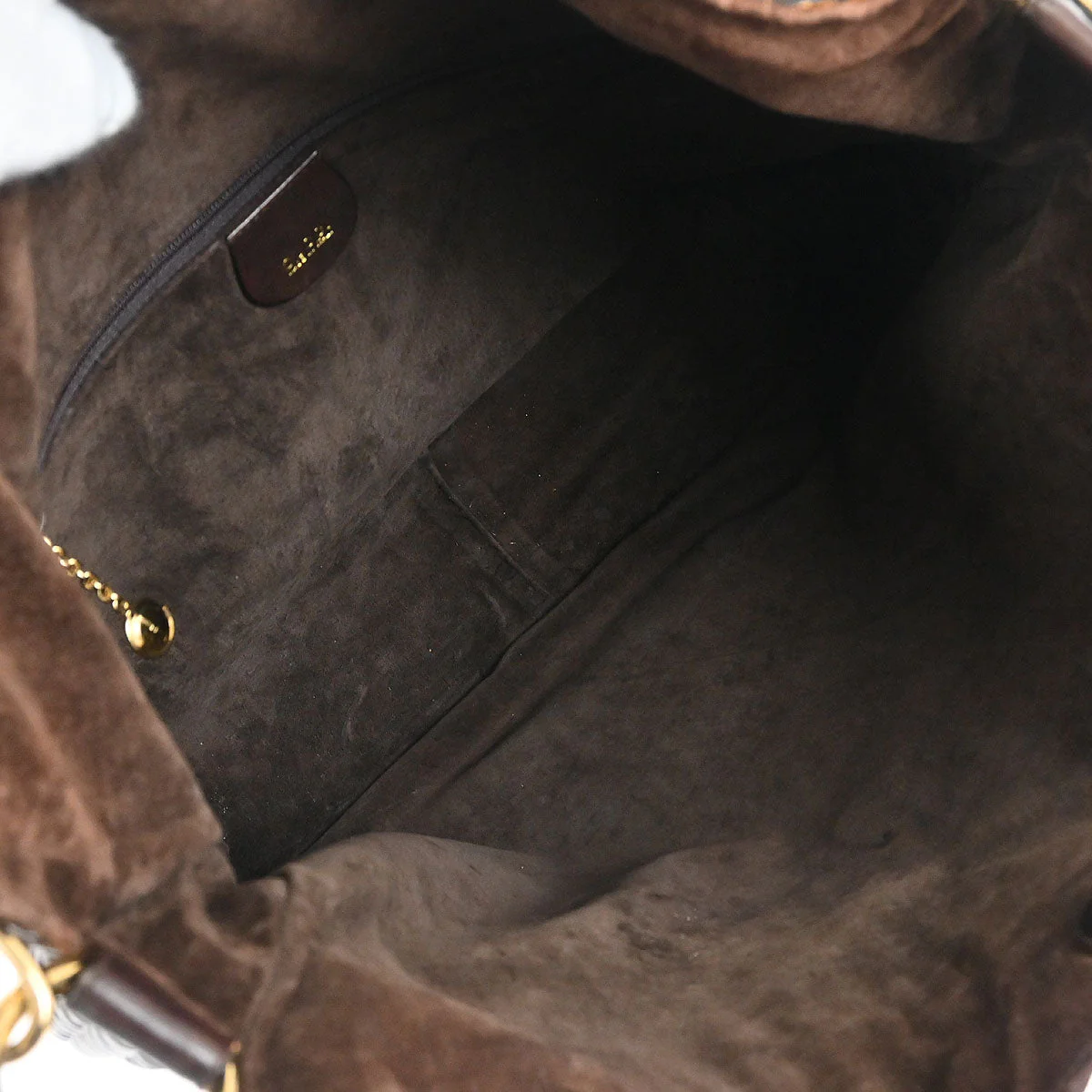 Gucci Brown Bamboo 2way Shoulder Handbag - Image 6