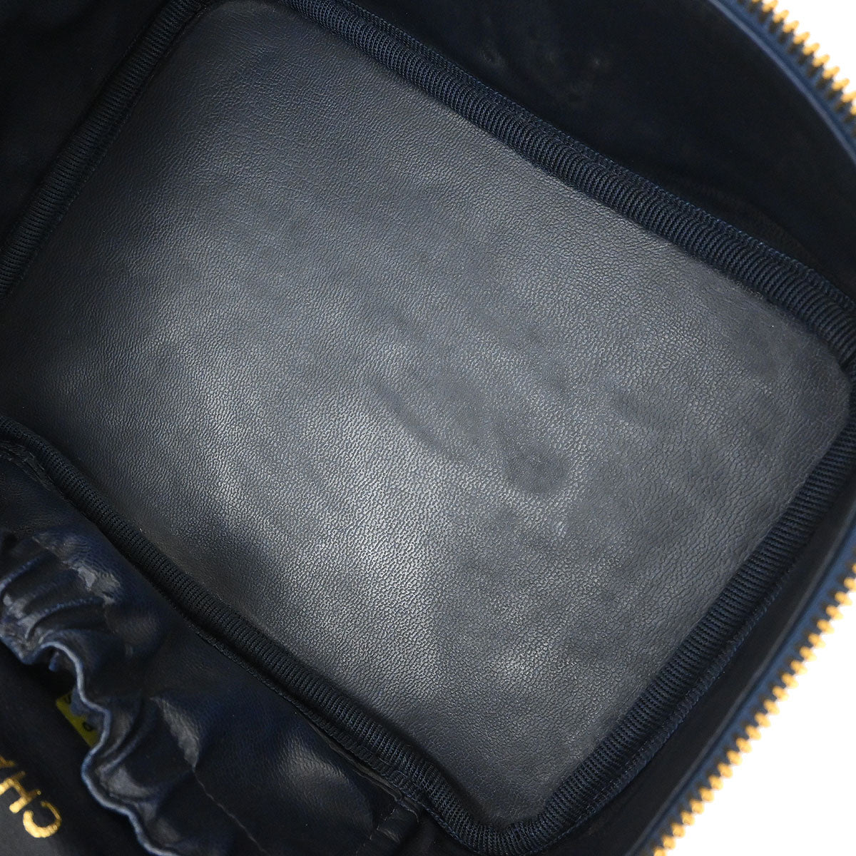 Chanel 1996-1997 Blue Denim Vanity Handbag - Image 7