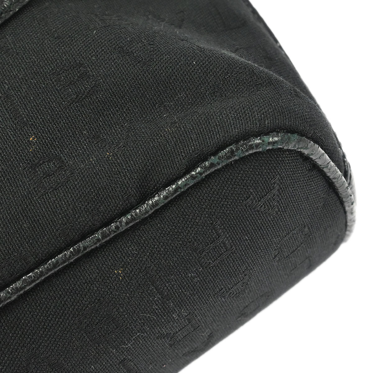 Bvlgari Black Canvas Logomania Handbag - Image 8