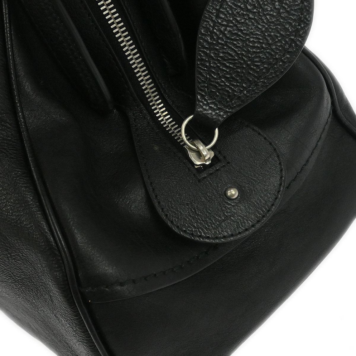 Christian Dior Black Leather My Dior Duffle Handbag - Image 6