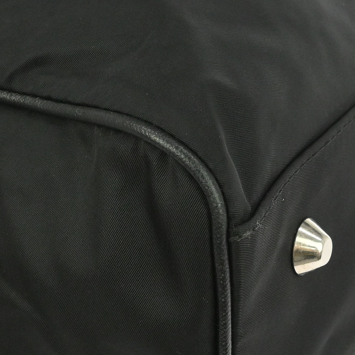 Prada Black Nylon 2way Duffle Shoulder Handbag - Image 4