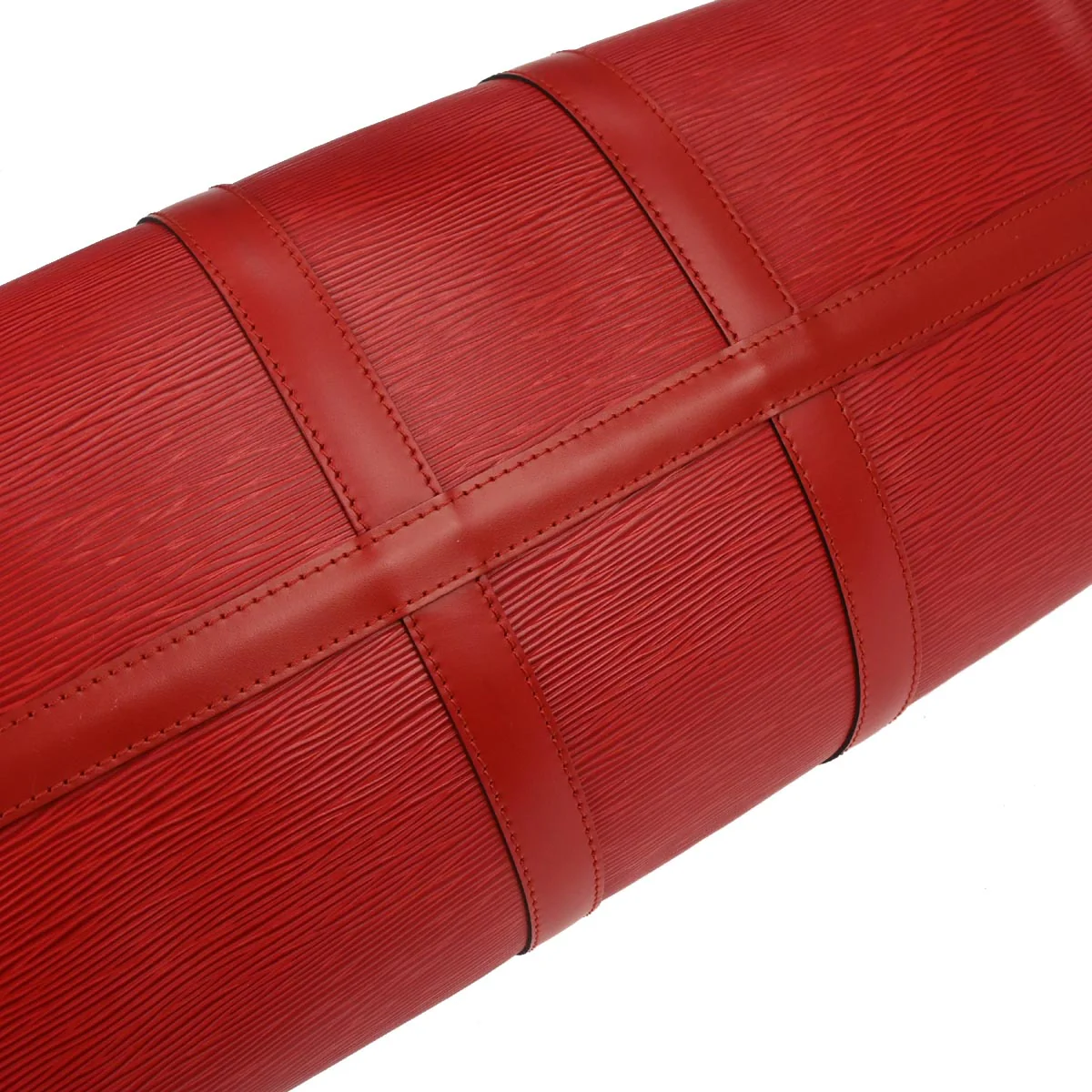 Louis Vuitton 1996 Red Epi Keepall 45 Travel Handbag M42977 - Image 5