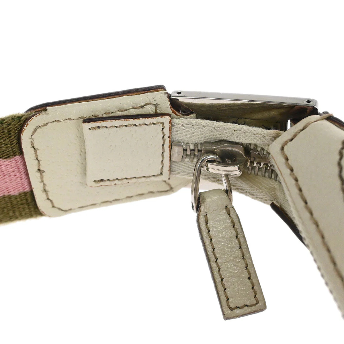 Gucci Pink Canvas GG Handbag - Image 10