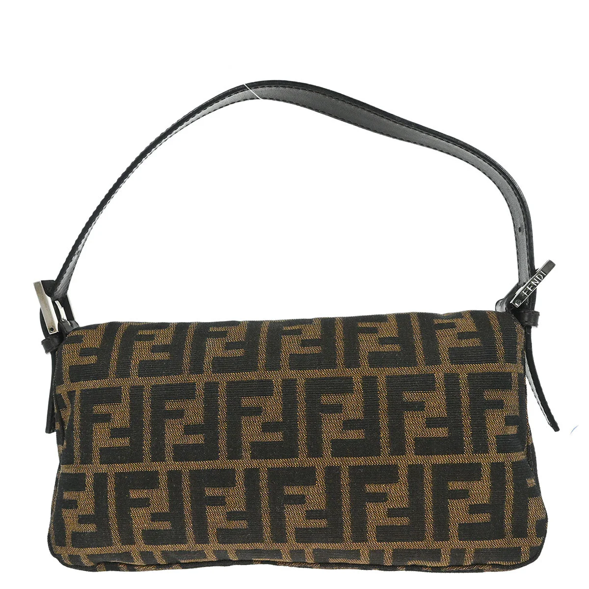 Fendi Brown Zucca Baguette Handbag - Image 2
