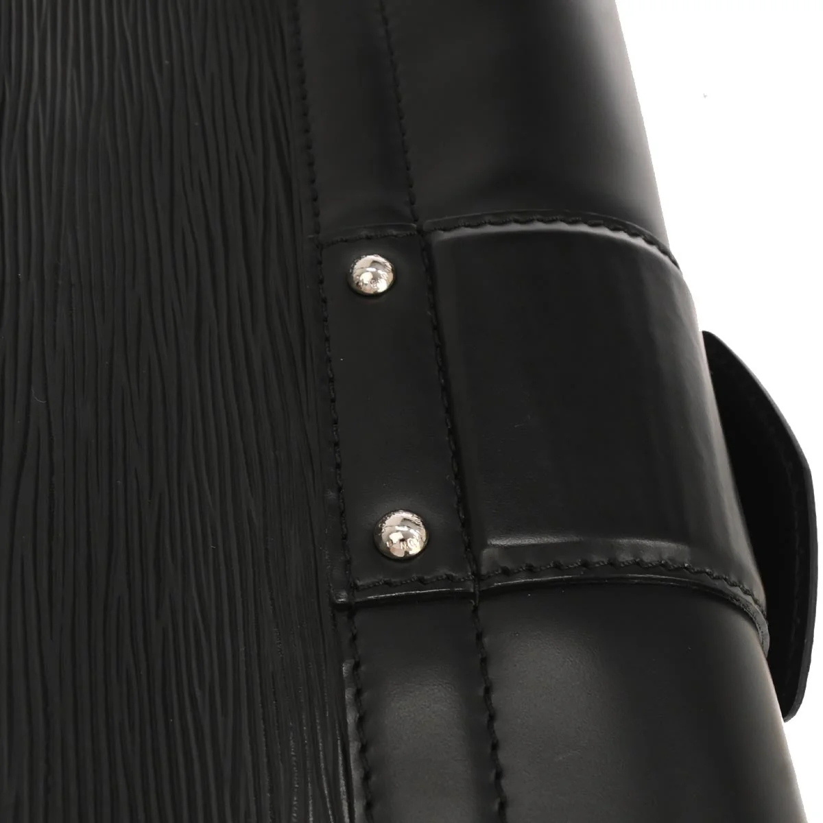 Louis Vuitton 2007 Black Epi Pochette Montaigne Handbag M59292 - Image 10