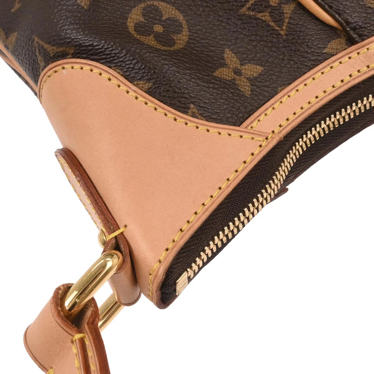 Louis Vuitton 2011 Monogram Thames GM Hobo Handbag M56383 - Image 4