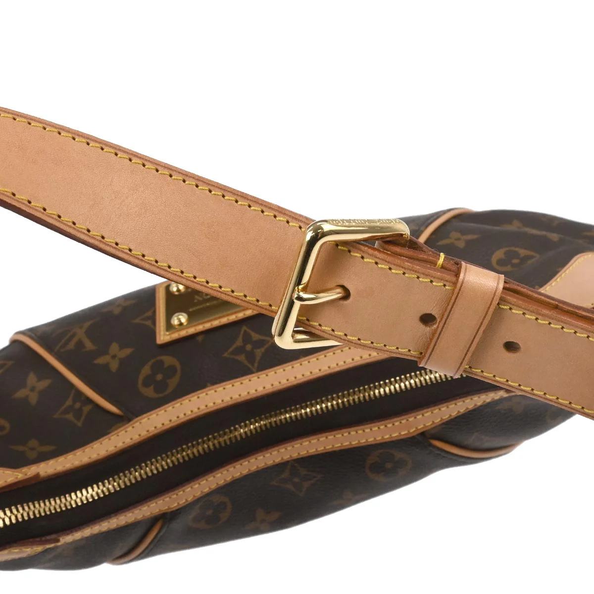 Louis Vuitton 2011 Monogram Thames GM Hobo Handbag M56383 - Image 5