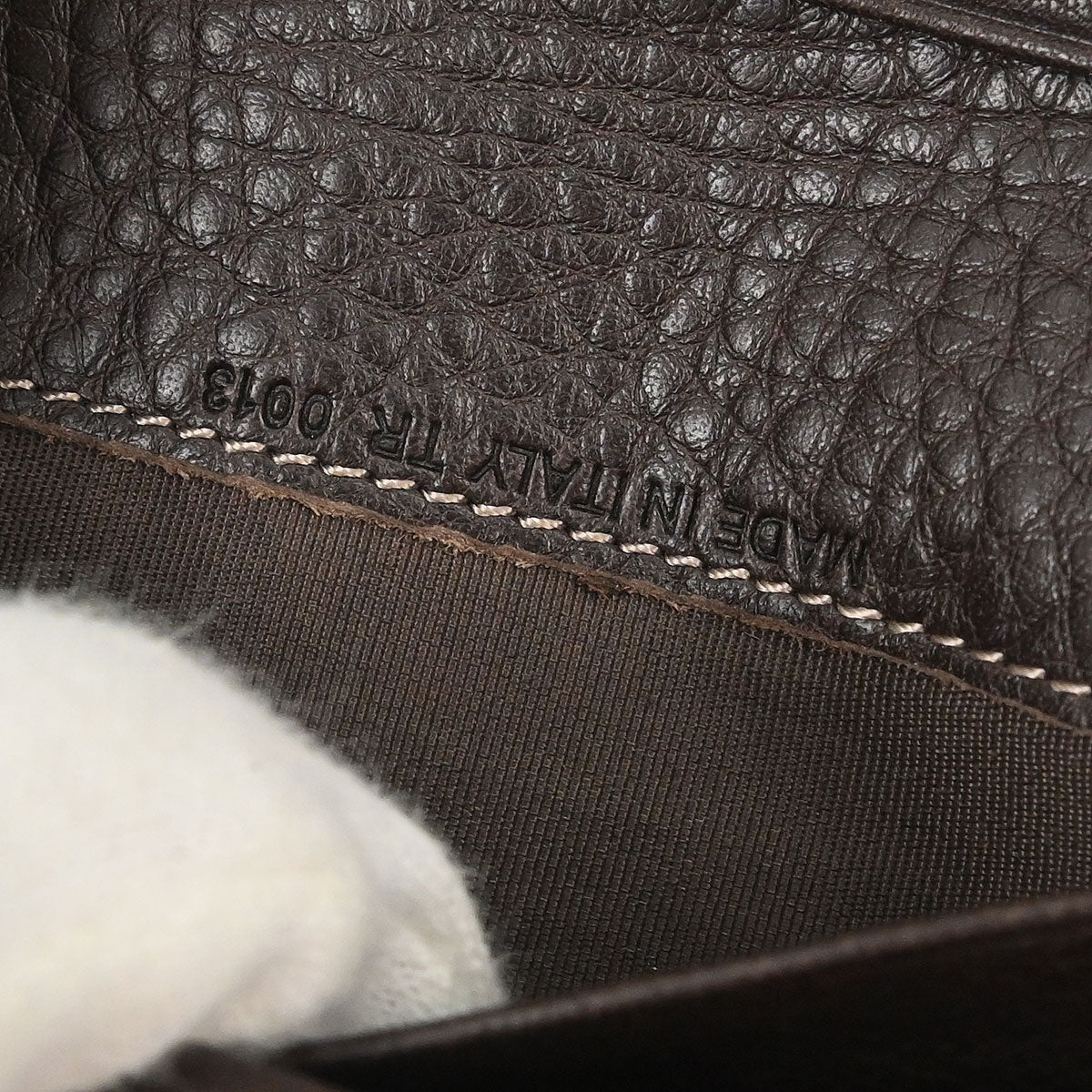 Christian Dior Brown Leather Saddle Wallet - Image 6