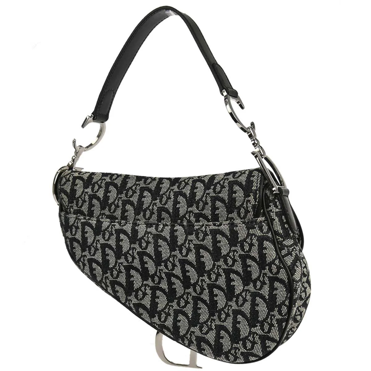 Christian Dior Black Trotter Saddle Handbag - Image 2