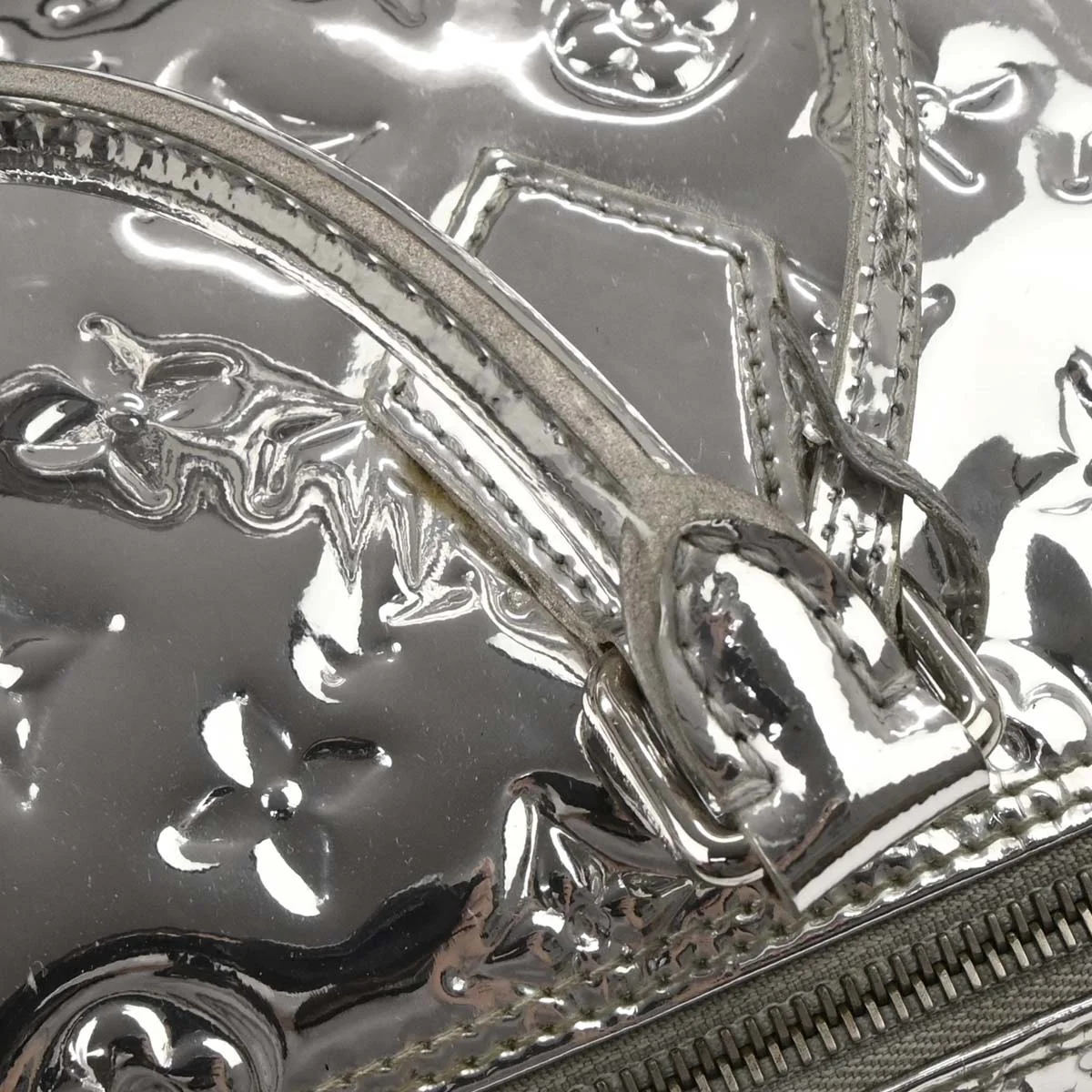 Louis Vuitton 2008 Silver Monogram Miroir Speedy 35 Handbag M95786 - Image 5