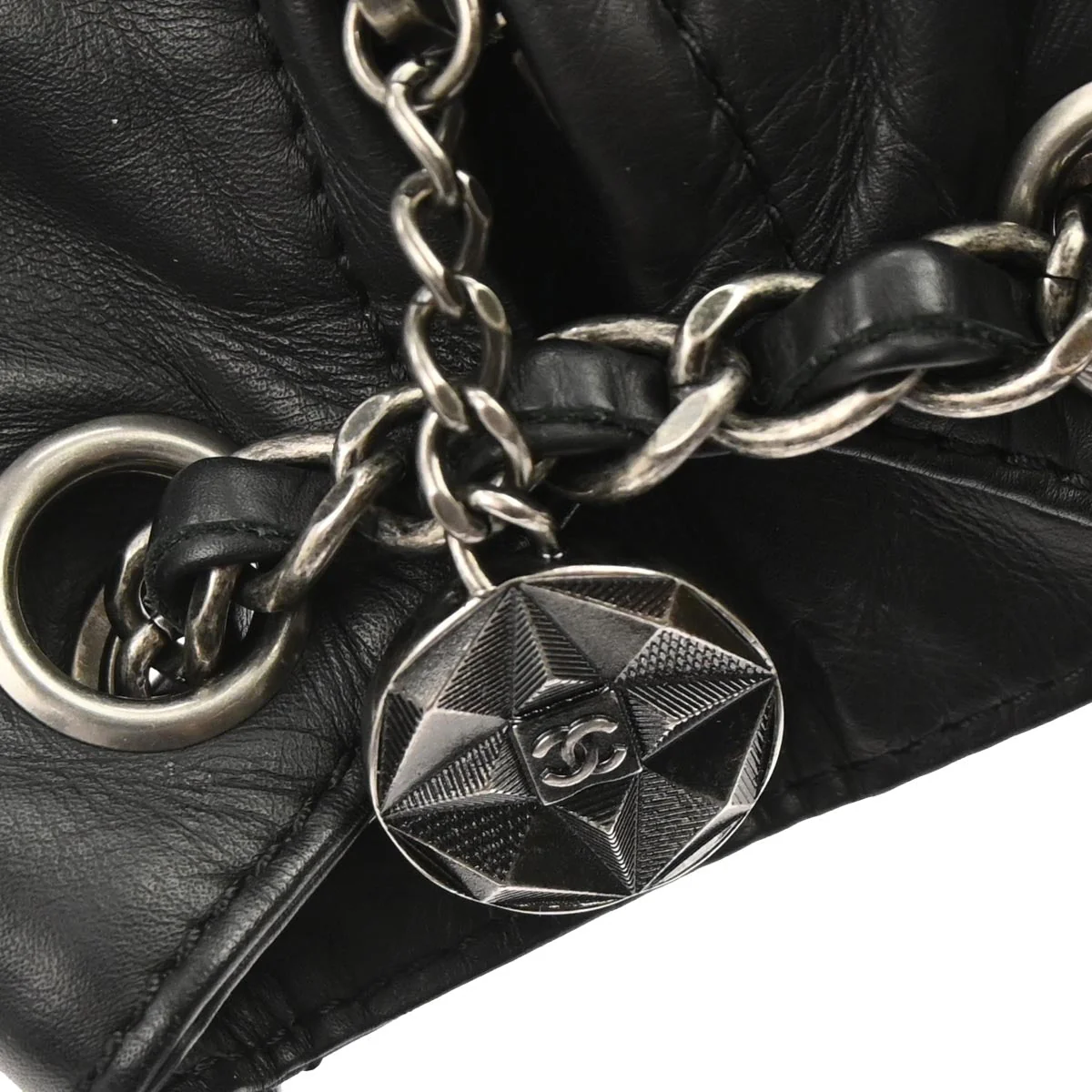 Chanel 2012-2013 Black Calfsikin 2way Backpack - Image 3