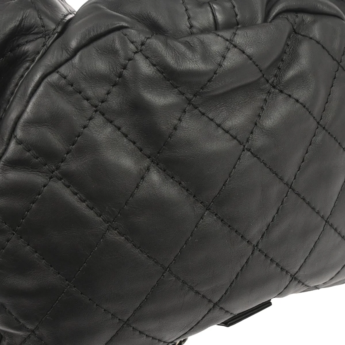 Chanel 2012-2013 Black Calfsikin 2way Backpack - Image 6