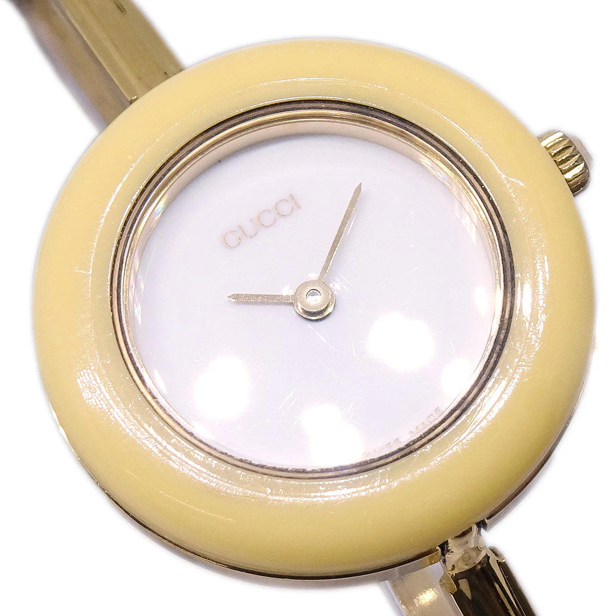 Gucci 11/12.2 Change Bezel Chameleon Quartz Watch SS - Image 4