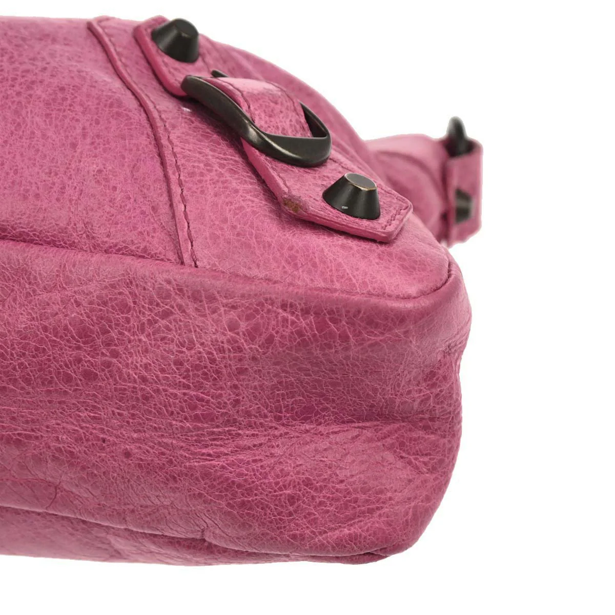 Balenciaga Pink Lambskin The First 2way Shoulder Handbag - Image 6