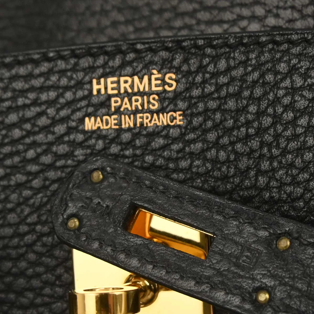 Hermes Black Ardennes Birkin 35 Handbag - Image 10