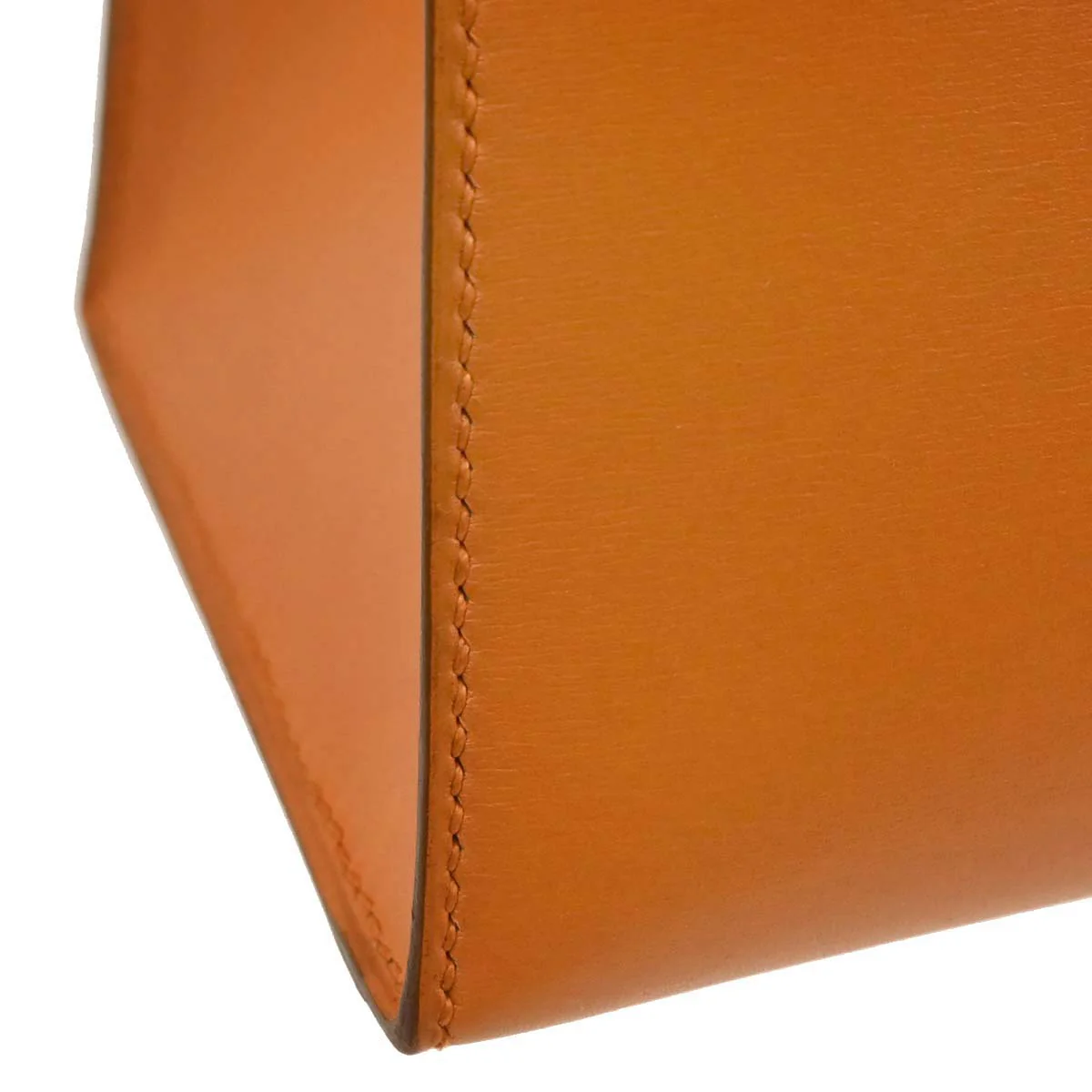 Hermes Orange Box Calf Kelly 32 Sellier 2way Shoulder Handbag - Image 3