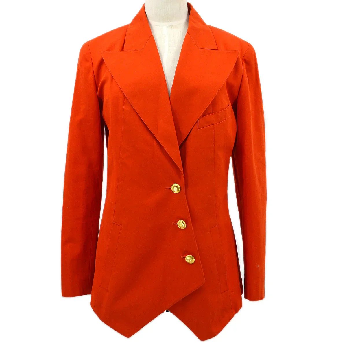 Chanel 1984 off-centre fastening peak lapels blazer #36