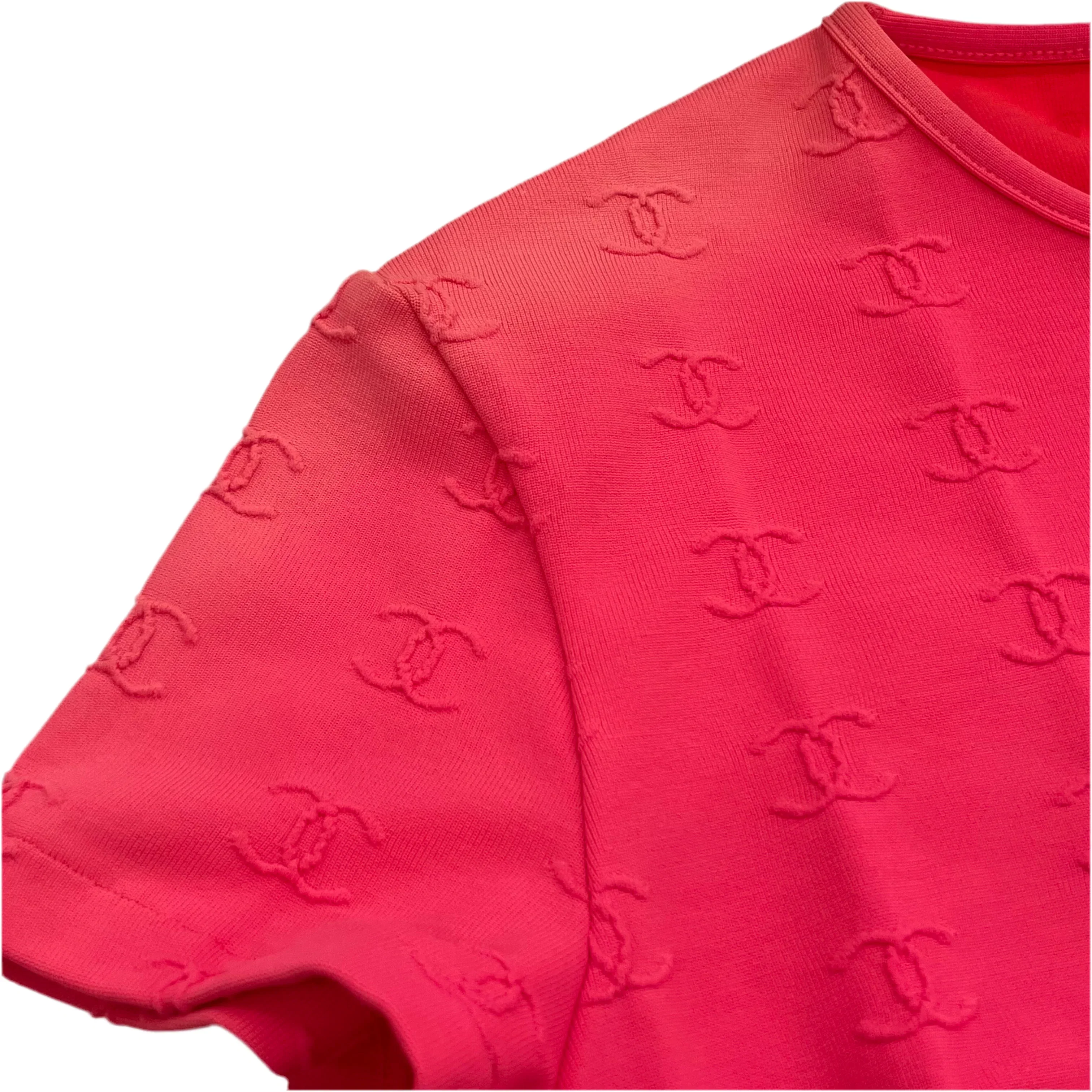 Chanel 1997 CC logo-embroidered cropped T-shirt #40 - Image 11