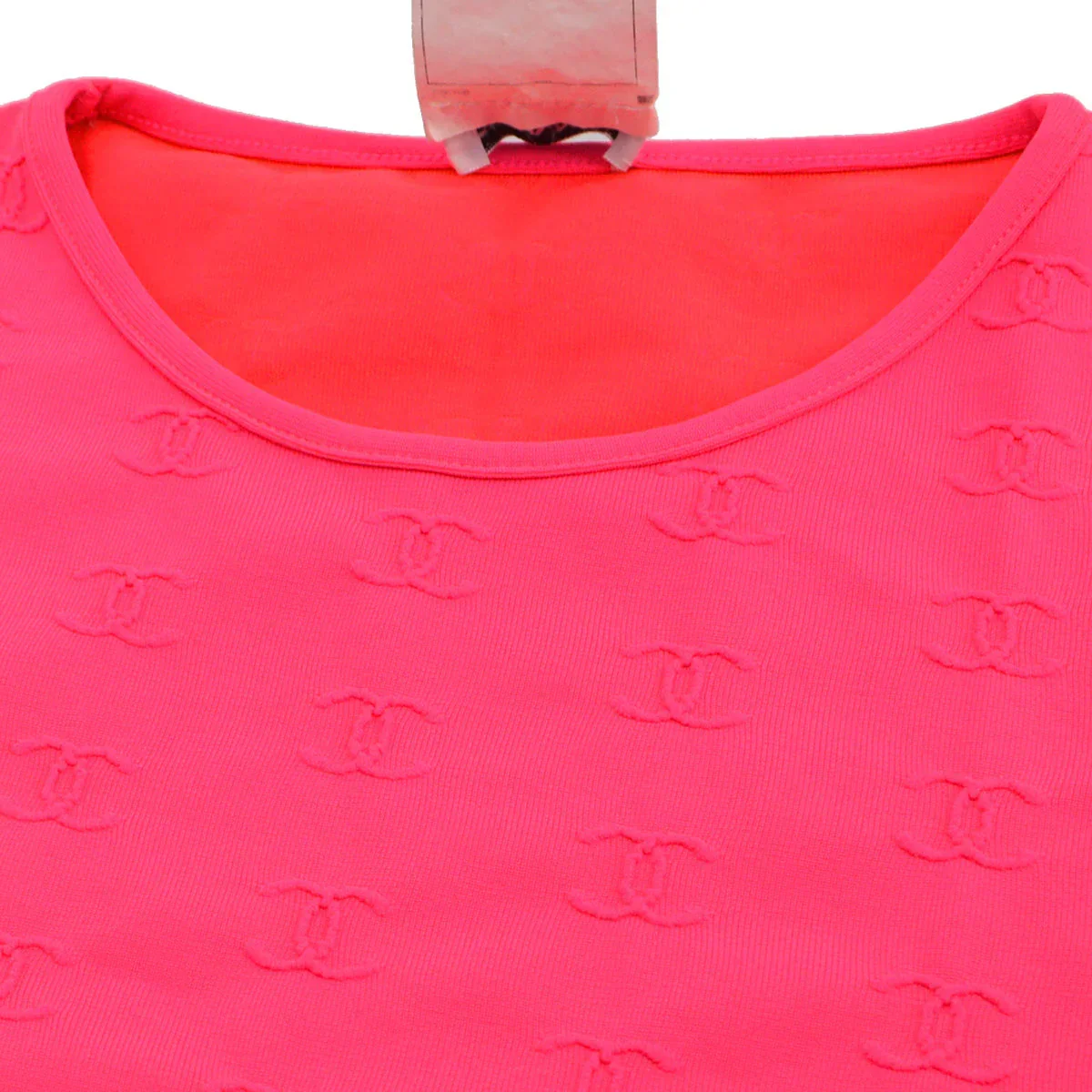 Chanel 1997 CC logo-embroidered cropped T-shirt #40 - Image 4