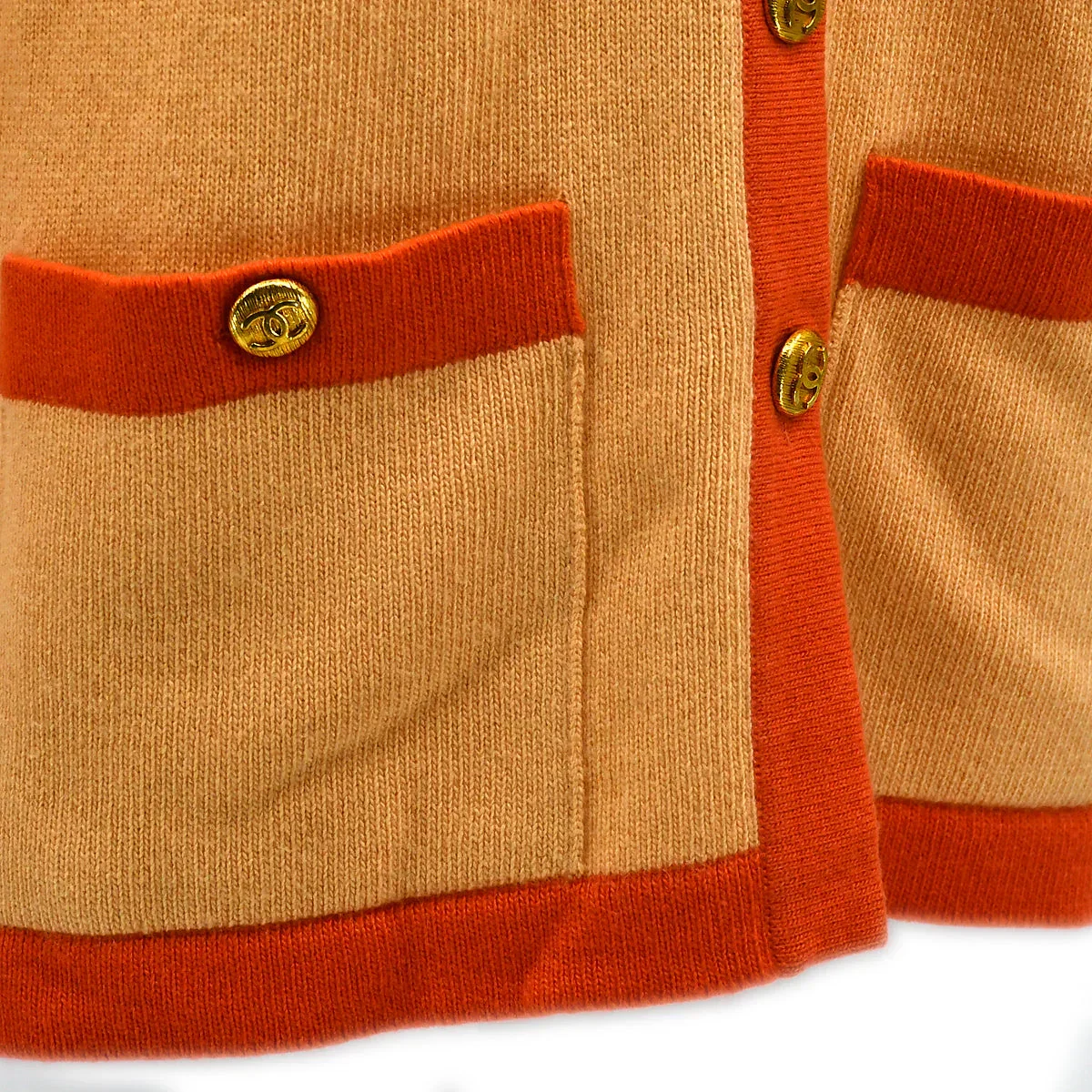 Chanel Cardigan Orange - Image 3