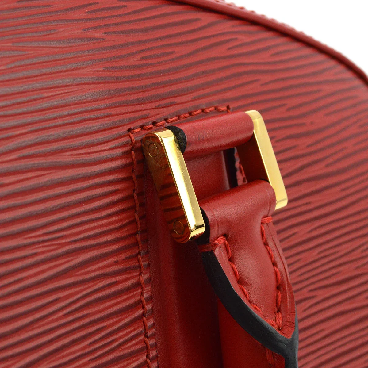 Louis Vuitton 1998 Red Epi Jasmin Handbag M52087 - Image 3