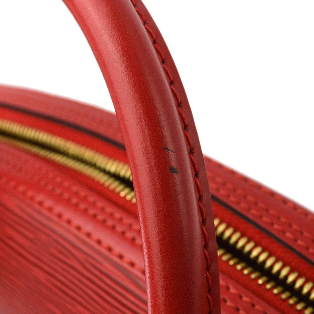 Louis Vuitton 1998 Red Epi Jasmin Handbag M52087 - Image 7