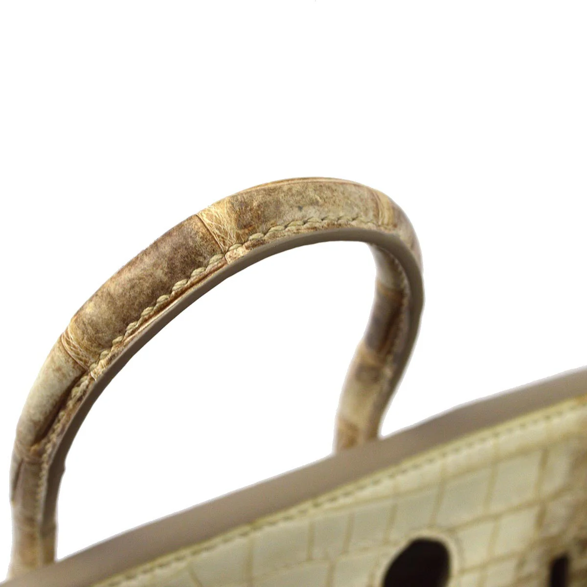 Hermes * 2012 Matte Niloticus Himalaya Birkin 25 Handbag - Image 4