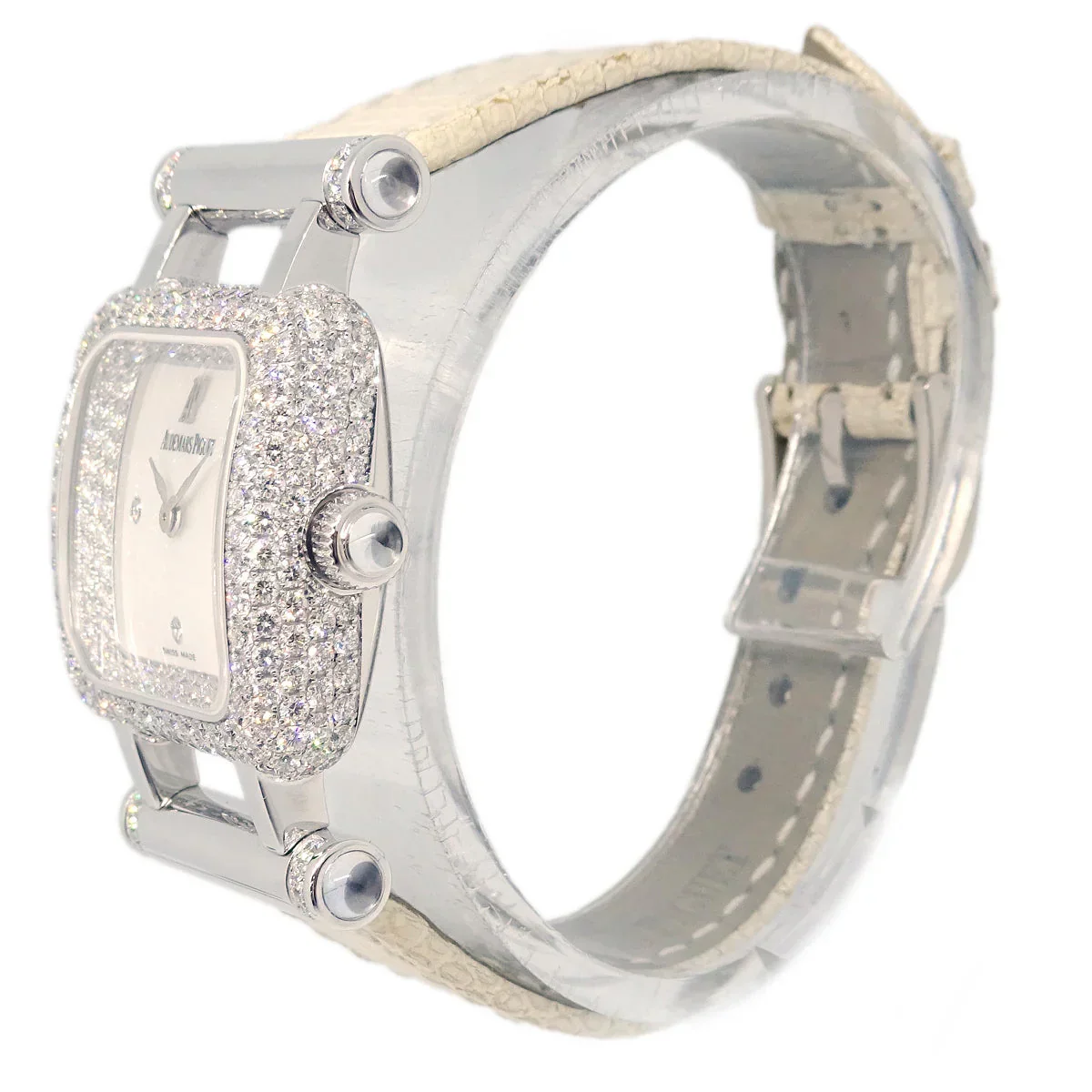 Audemars Piguet Deva Quartz Watch 18KWG Diamond - Image 3
