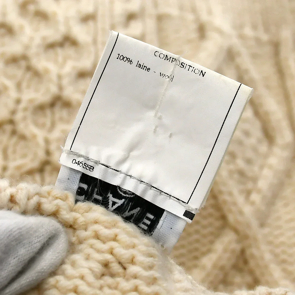 Chanel Vest Sweater Ivory 96A #38 - Image 10