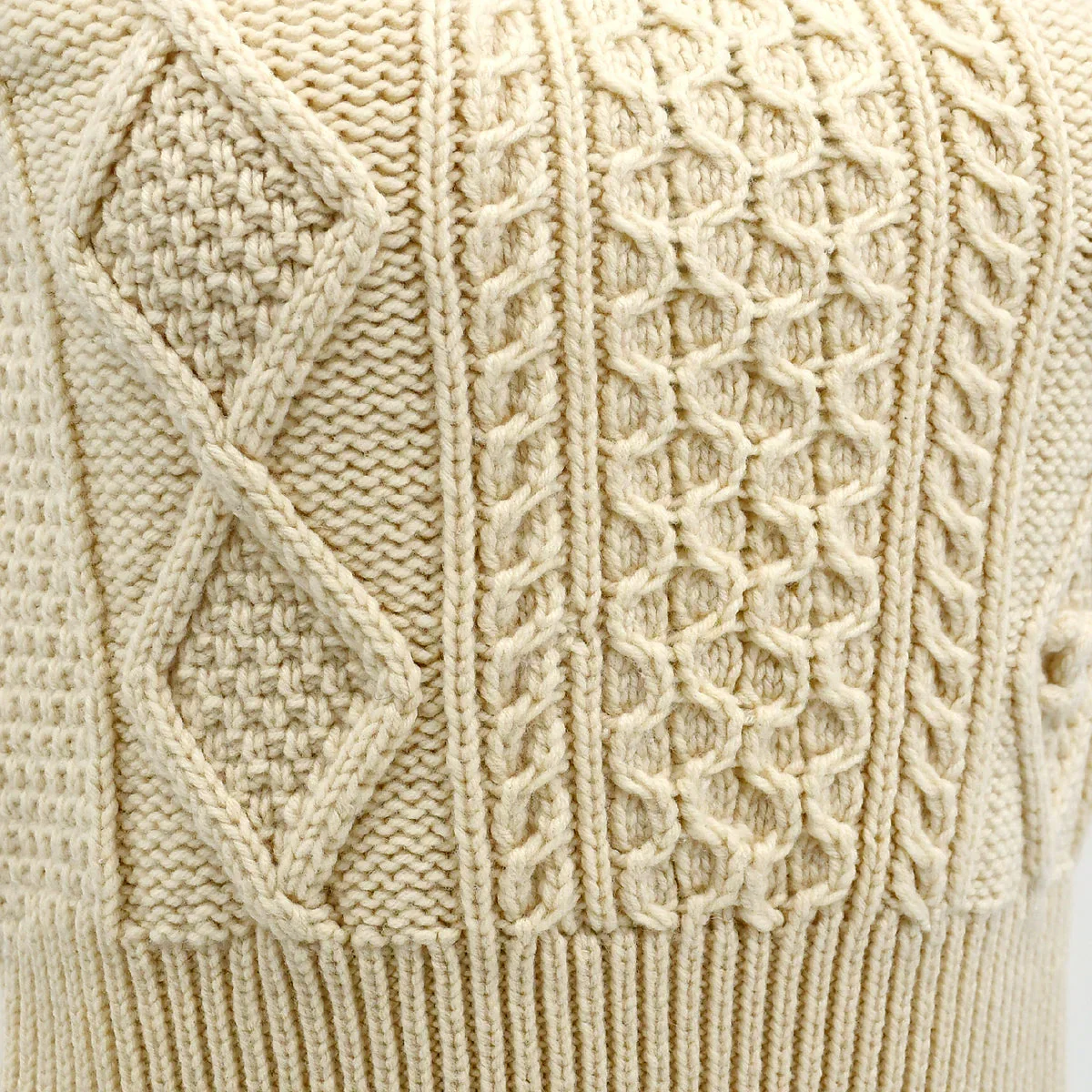 Chanel Vest Sweater Ivory 96A #38 - Image 5