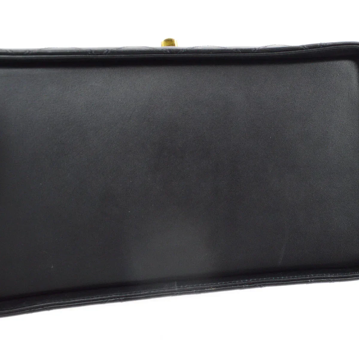 Chanel 1994-1996 Black Lambskin Bicolore Vanity 2way Shoulder Handbag - Image 3