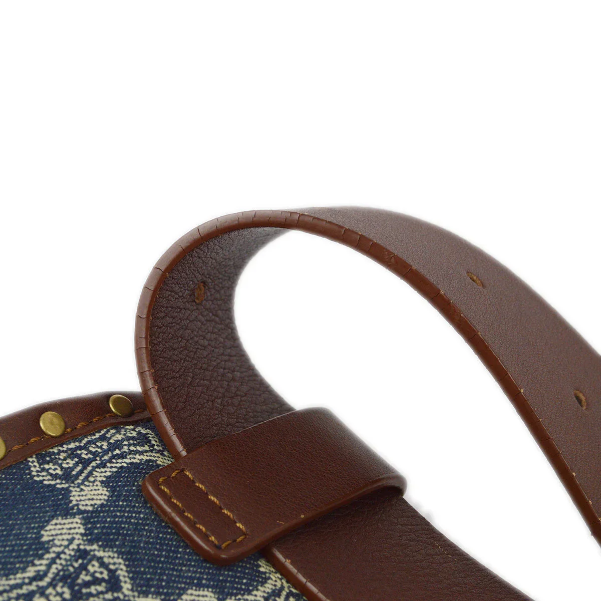 Celine Blue Denim Macadam Bum Bag Waist Pouch - Image 8