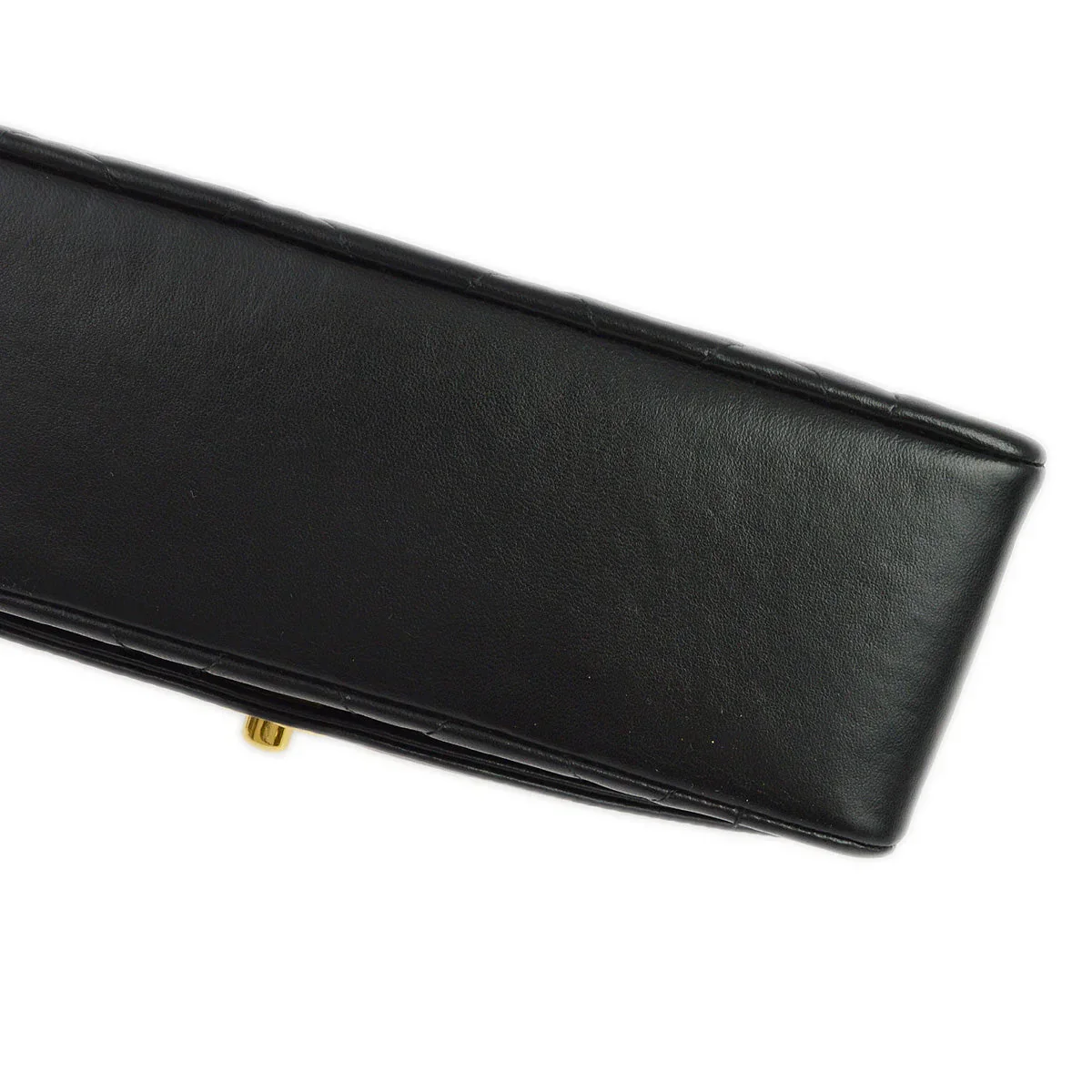 Chanel 1996-1997 Black Lambskin Small Diana Shoulder Bag - Image 4