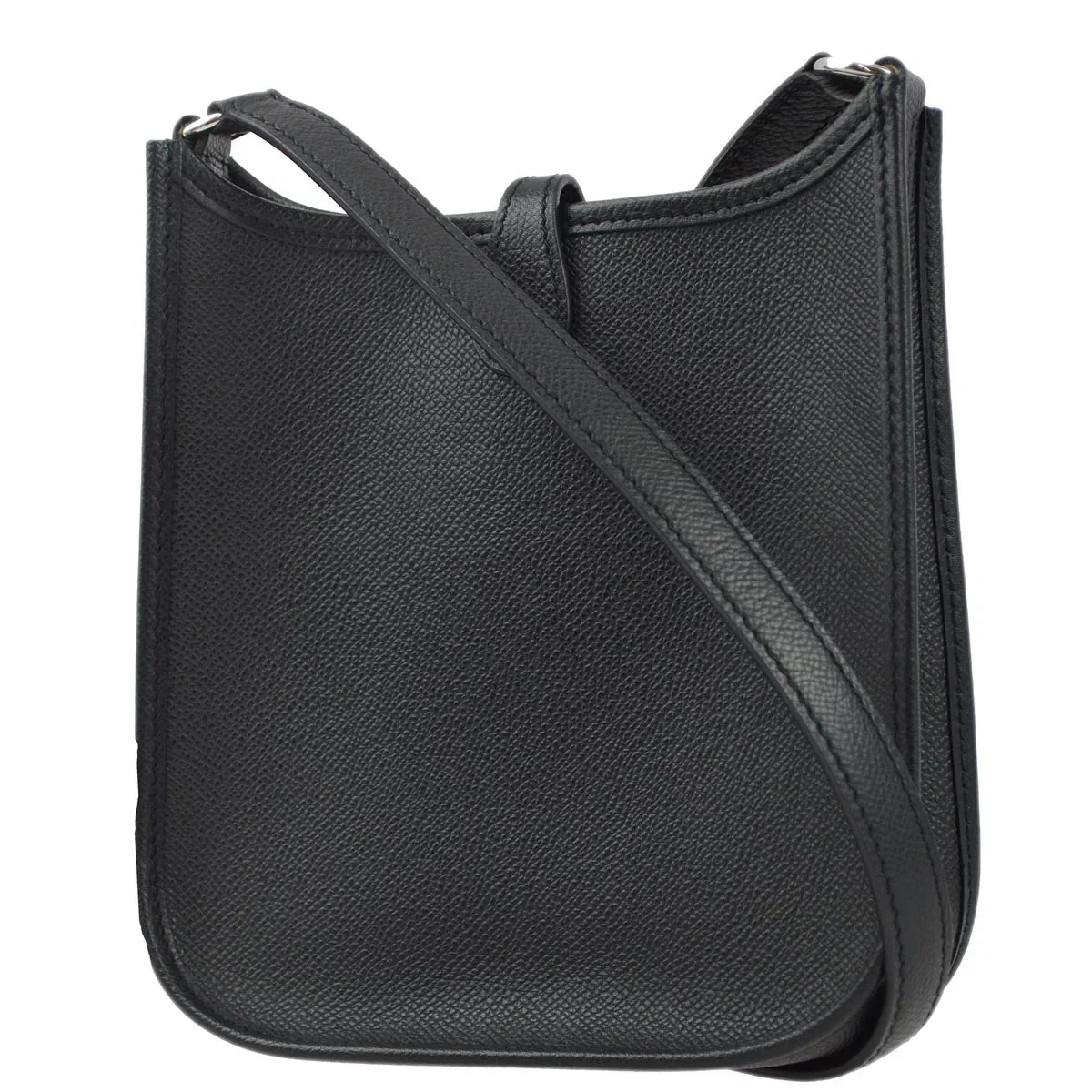 Hermes 2004 Black Epsom Evelyne TPM Shoulder Bag - Image 2
