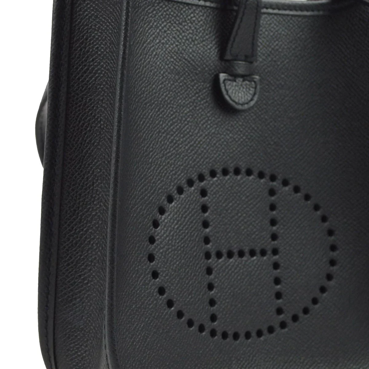 Hermes 2004 Black Epsom Evelyne TPM Shoulder Bag - Image 3