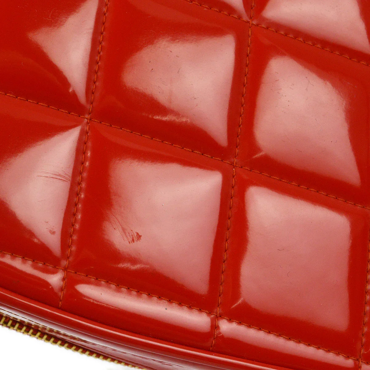 Chanel 1994-1996 Red Heart Vanity Handbag - Image 6